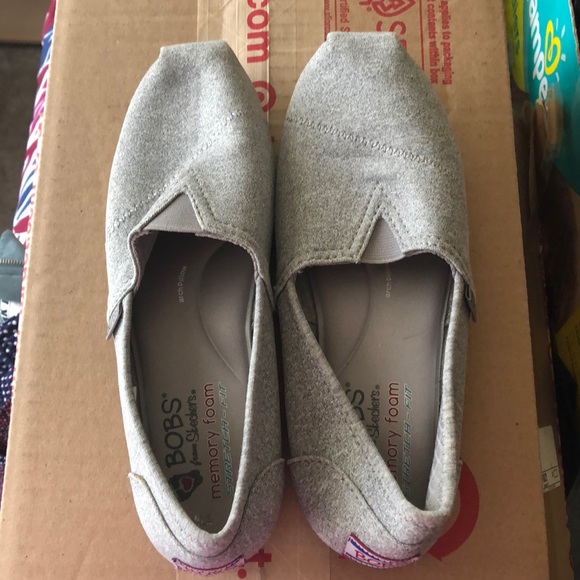 skechers bobs grey